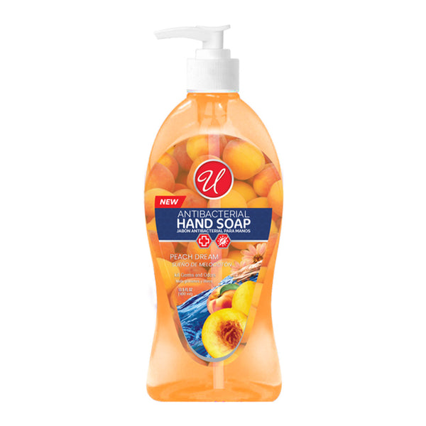 Peach Dream Scented Antibacterial Hand Soap, 13.5oz. (400ml)