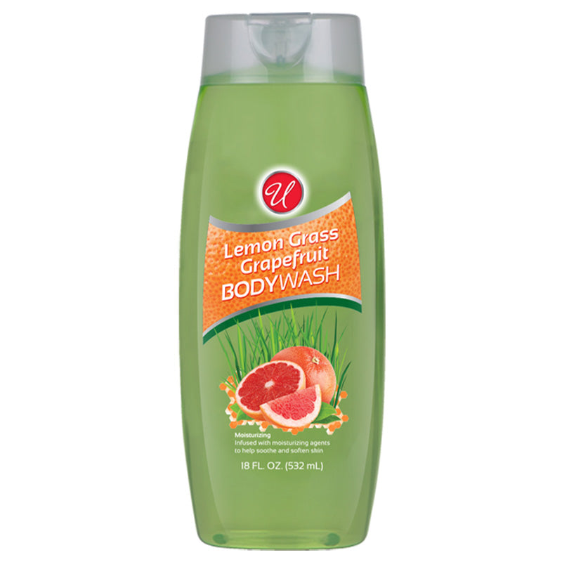 Moisturizing Lemon Grass Grapefruit Body Wash by Universal, 18fl oz