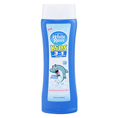 White Rain Kids Pure Splash 3-in-1 - Shampoo Conditioner Wash 12 oz