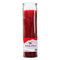 8" Tall Red Candle - 7 Day Red Prayer Glass Candle Unscented, 10oz (Pack of 2)