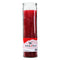 8" Tall Red Candle - 7 Day Red Prayer Glass Candle Unscented, 10oz