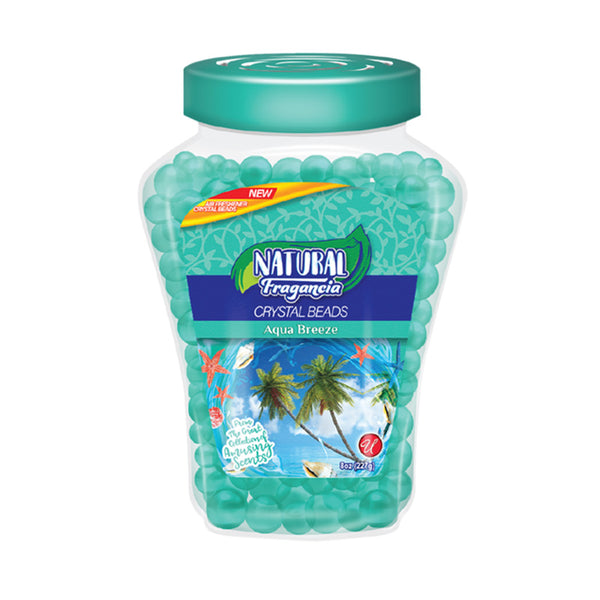 Natural Fragancia Crystal Beads Air Freshener - Aqua Breeze, 8oz.