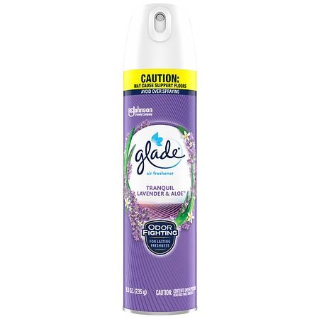 Glade Tranquil Lavender & Aloe Air Freshener Spray, 8.3 oz.