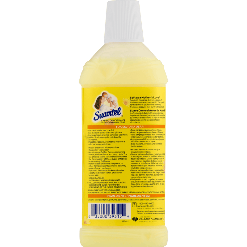 Suavitel Fabric Softener - Fresco Aroma de Sol Scent, 450ml (Pack of 6)