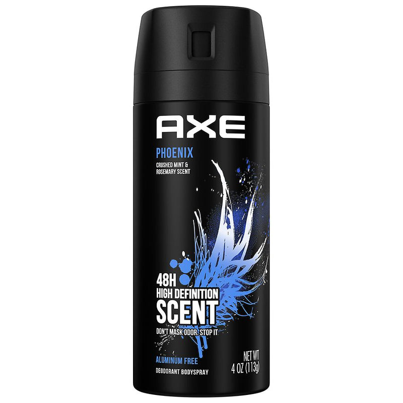 Axe Phoenix Crushed Mint & Rosemary Scent Body Spray, 4oz (150ml)