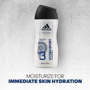 Adidas 3-in-1 HYDRA SPORT Hydrating Shower Gel, 8.4 fl oz (250ml)