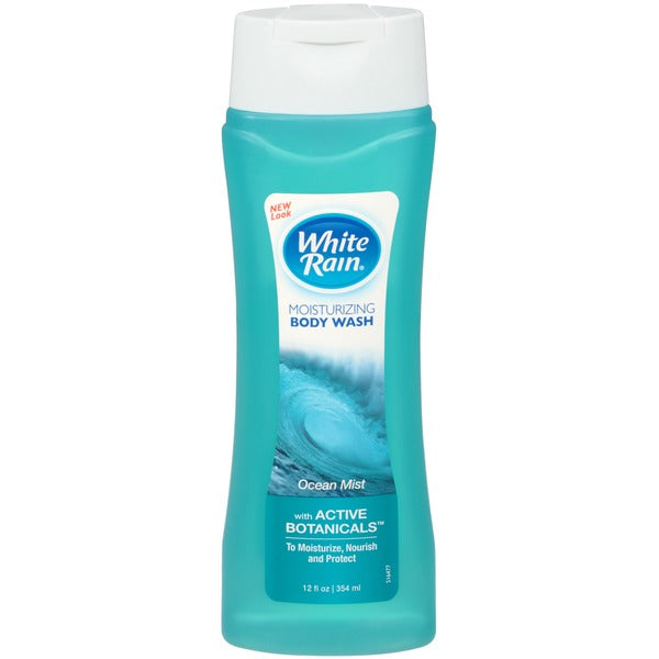 White Rain Moisturizing Body Wash Ocean Mist, 12 fl oz. (Pack of 6)