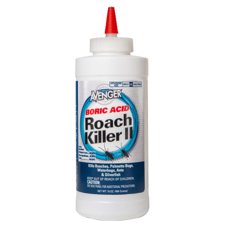 Avenger Boric Acid Roach Killer II, 16oz. (454g)
