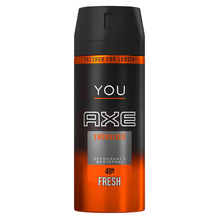 Axe Energised Deodorant + Body Spray, 150ml