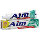 Aim Whitening Fresh Mint With Baking Soda Gel Toothpaste, 5.5oz (Pack of 2)