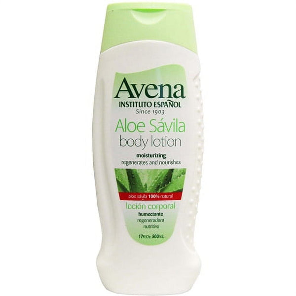 Avena Instituto Español Aloe Savila Moisturizing Body Lotion, 17oz.