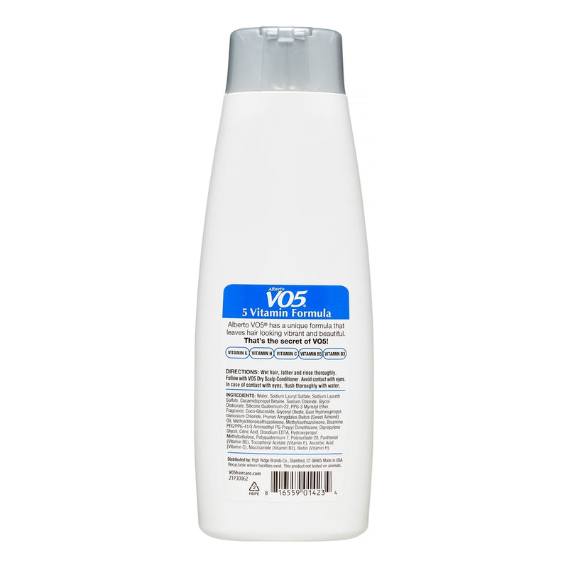 Alberto VO5 Dry Scalp Moisturizing Shampoo, 11 oz. (325ml) (Pack of 12)