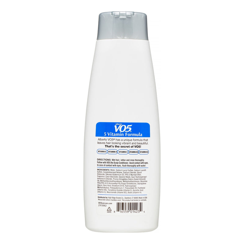 Alberto VO5 Dry Scalp Moisturizing Shampoo, 11 oz. (325ml) (Pack of 2)