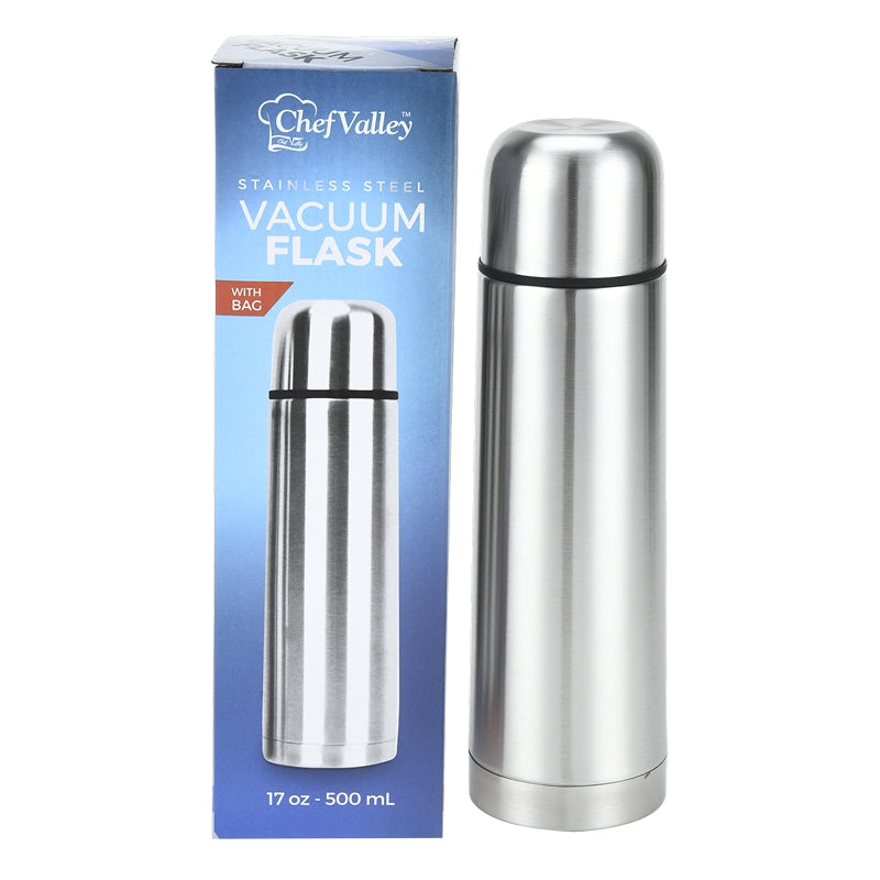 18/8 Stainless Steel Vacuum Flask, 0.5 Liter