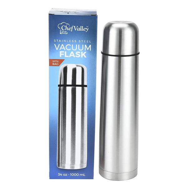 Vacuum Flask 18/8 Stainless Steel, 1 Liter