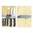 Wooden Cutting Board With Knives Set Prima Collection, 6-ct.