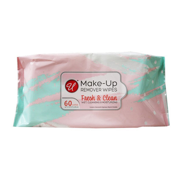 Make-Up Remover Wipes Hamamelis Virginiana, Vitamin E Acetate, 60ct