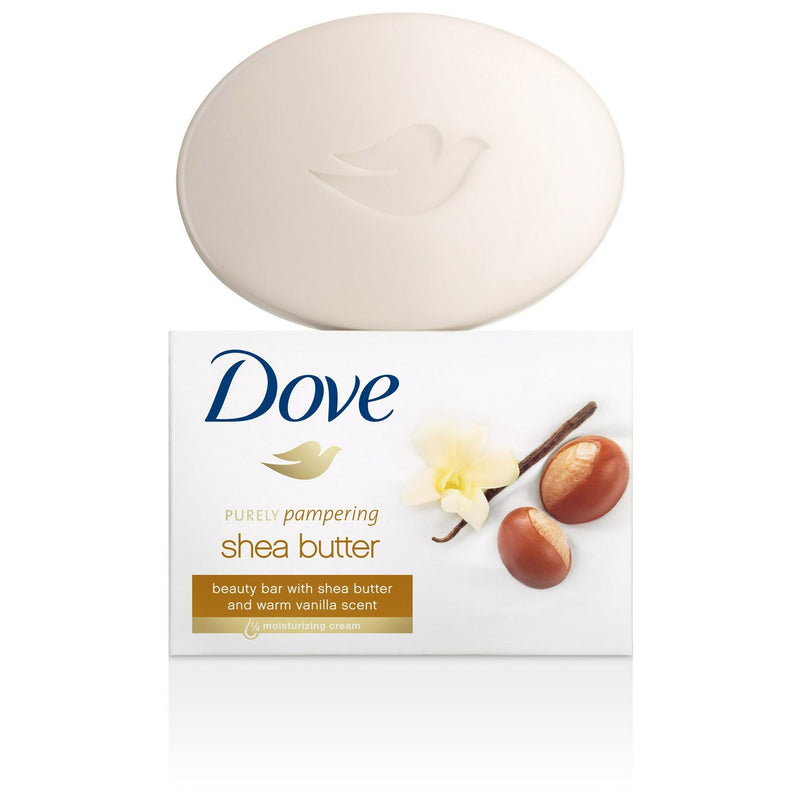 Dove Pampering Beauty Bar Shea Butter Warm Vanilla 3.17oz (Pack of 6)