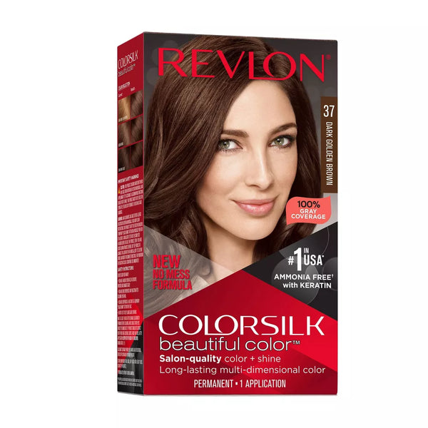 Revlon ColorSilk Hair Color - 37 Dark Golden Brown