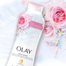 Olay Fresh Outlast Body Wash With Rose Water & Sweet Nectar, 650ml (Pack of 3)