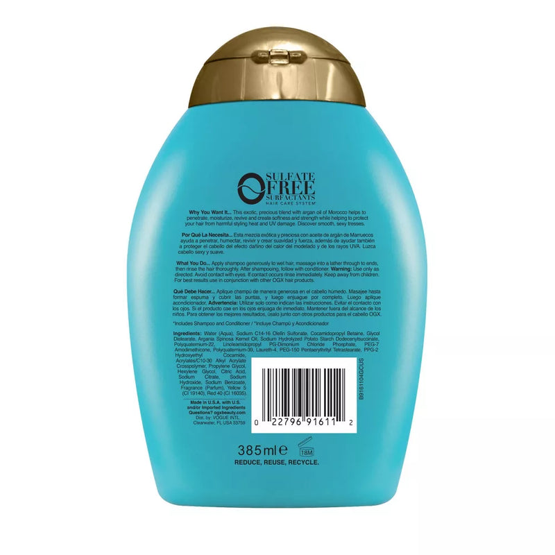 OGX Renewing + Argan Oil of Morocco Shampoo, 13 fl oz (Pack of 6)