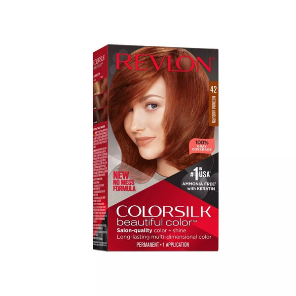 Revlon ColorSilk Beautiful Hair Color - 42 Medium Auburn