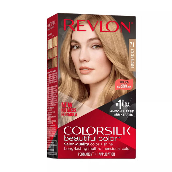Revlon ColorSilk Beautiful Hair Color - 71 Golden Blonde
