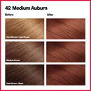 Revlon ColorSilk Beautiful Hair Color - 42 Medium Auburn (Pack of 3)