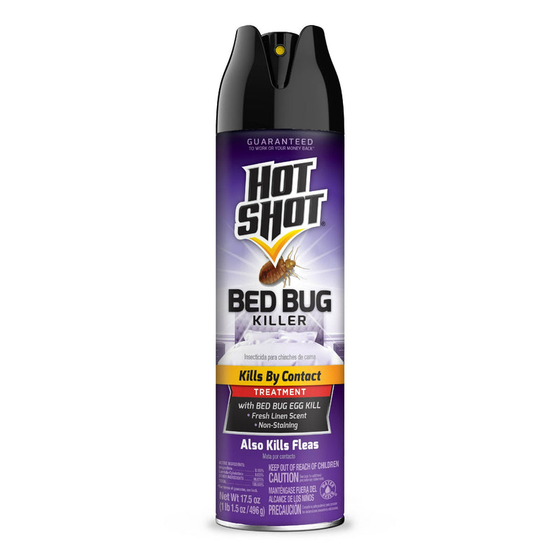 Hot Shot Bed Bug Killer w/ Egg Kill (Also Kills Fleas), 17.5oz