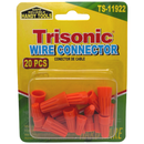 Twist On Wire Connector - Assorted Sized (Orange Color), 20 Count