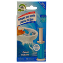 Ocean Scent Toilet Cleaning Gel - 60 Days - 1 Dispenser (14 Gel Stamps), 1.61oz