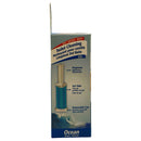 Ocean Scent Toilet Cleaning Gel - 60 Days - 1 Dispenser (14 Gel Stamps), 1.61oz