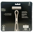 8 Count x Smooth Touch Triple Nano Blade Lubricated Disposable Razors