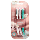 4 Count x Modess Eyebrow Razors - Sensitive (Mixed Colors)