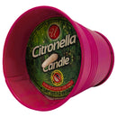 4 Count MIX Color Citronella Candle Outdoor Use - Insect Repellent Candle, 1.2oz