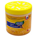 Refreshing Citrus Solid Gel Odor Absorber Eliminator Freshener 10oz
