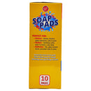 10 Count x Powerful Steel Wool Soap Pads with Lemon