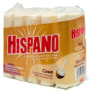 5 Bars X Hispano Coco Coconut Oil (Con Aceite de Coco) Jabon Soap