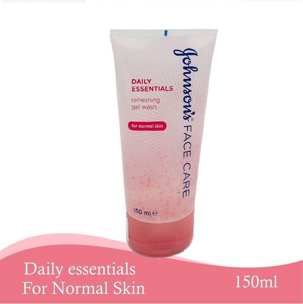 Johnson's Face Care Daily Essentials Refreshing Gel Wash, 150ml (Pack of 2)