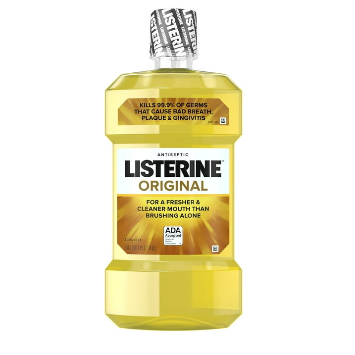 Listerine Original Antiseptic Mouthwash, 1.5 Liter