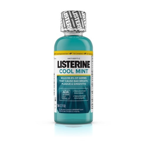 Listerine Cool Mint Antiseptic Mouthwash, 3.2oz (95ml)