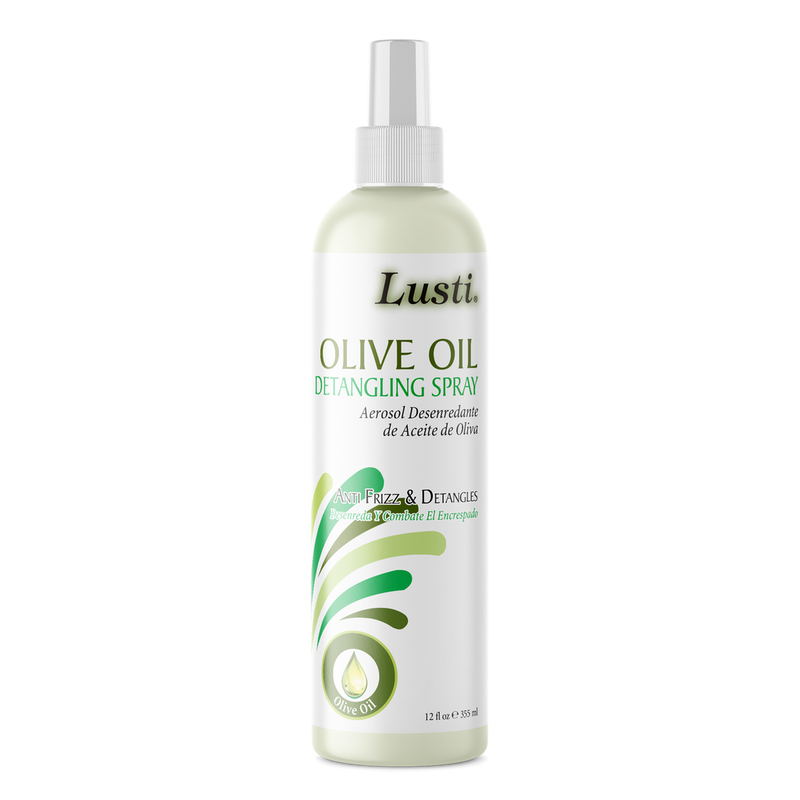 Lusti Olive Oil Detangling Spray, 12oz. (355ml)