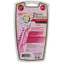 3 Precision Blade Razors w/ Lubricating Strip For Women, 6 Count