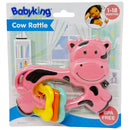 Baby Cow Rattle - BPA Free - 1-18 Months
