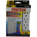 6 Outlet Wall Tap w/ Surge Protection & Swivel Function (300 Joules) - UL Listed