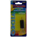 S-Video 4-Pin Male Plug to RCA Male Plug Adapter