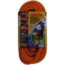 50' Foot Indoor Outdoor 16 Gauge 3 Wire Heavy Duty Extension Cord - UL Listed