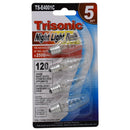 5 Watt Crystal Design Night Light Bulbs, 4 Count