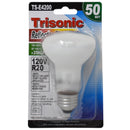 50 Watt Frosted Reflector Flood Bulb 120V R20 625 Lumen Medium Base