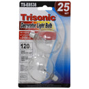 25 Watt Decorator Light Bulb 120v 315 Lumens Candelabra Base, 2 Ct.